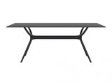 Table MALTA 180 cm stratifié HPL pour l&#8217;intérieur et l&#8217;extérieur en noir